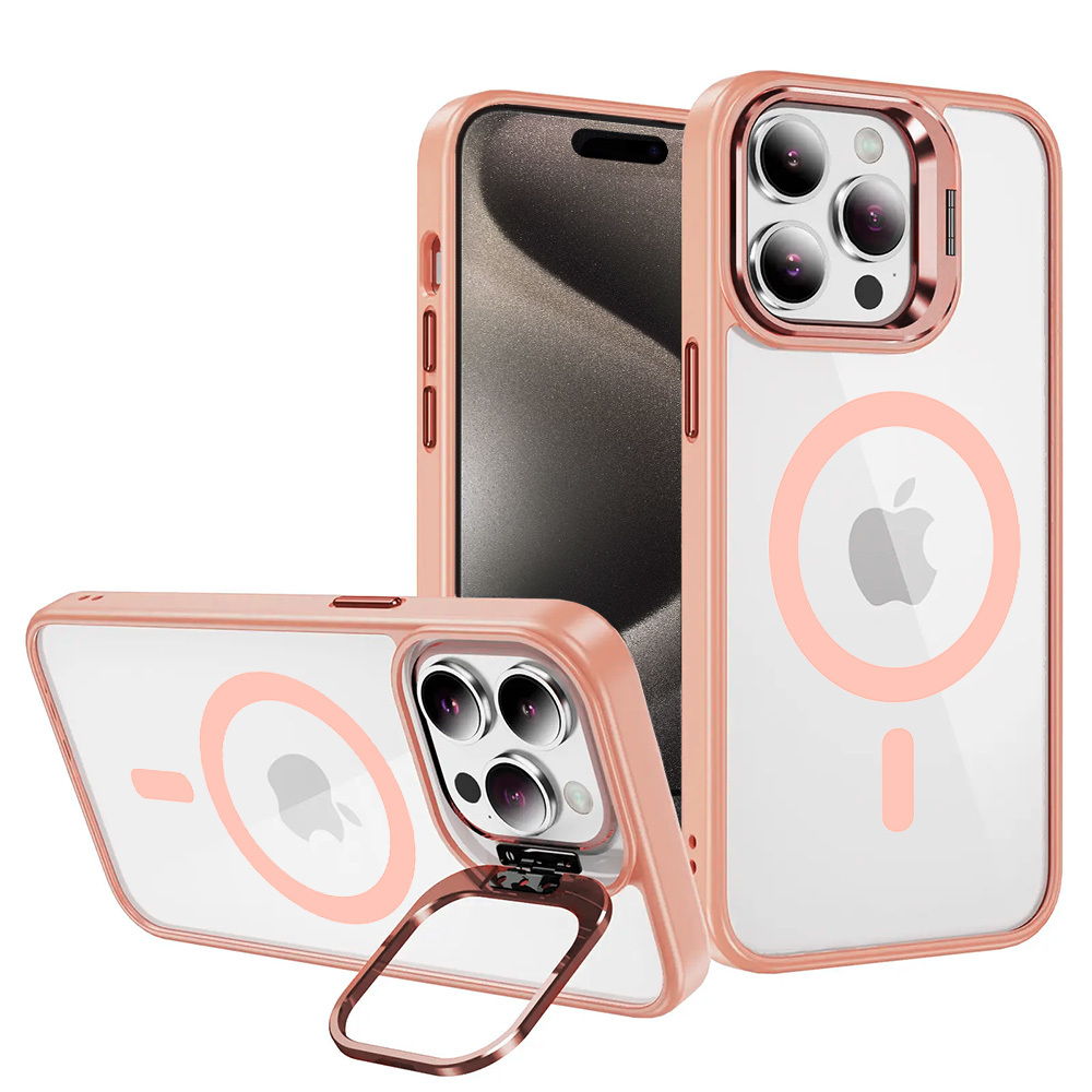 Tel Protect Kickstand MagSafe Suojakuori iPhone 11:lle vaaleanpunainen