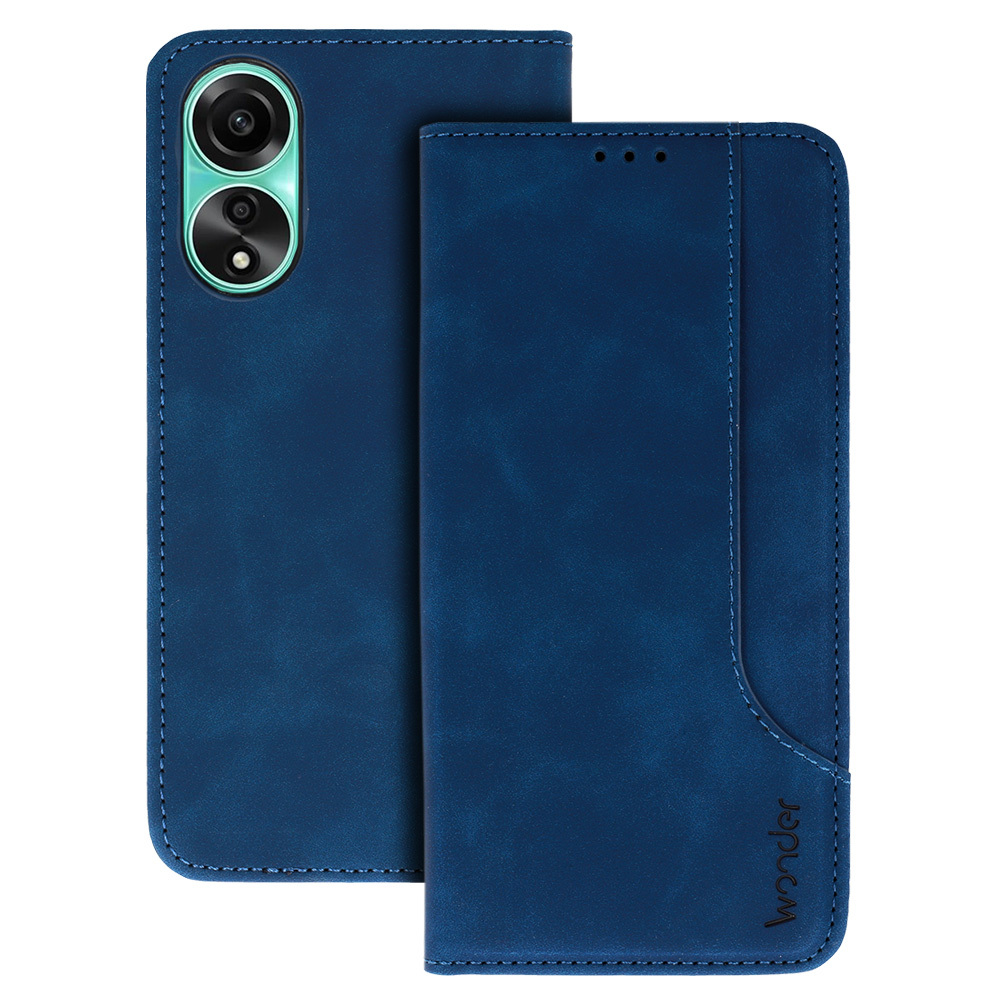Wonder Prime Suojakuori Oppo A78 5G:lle laivastonsininen
