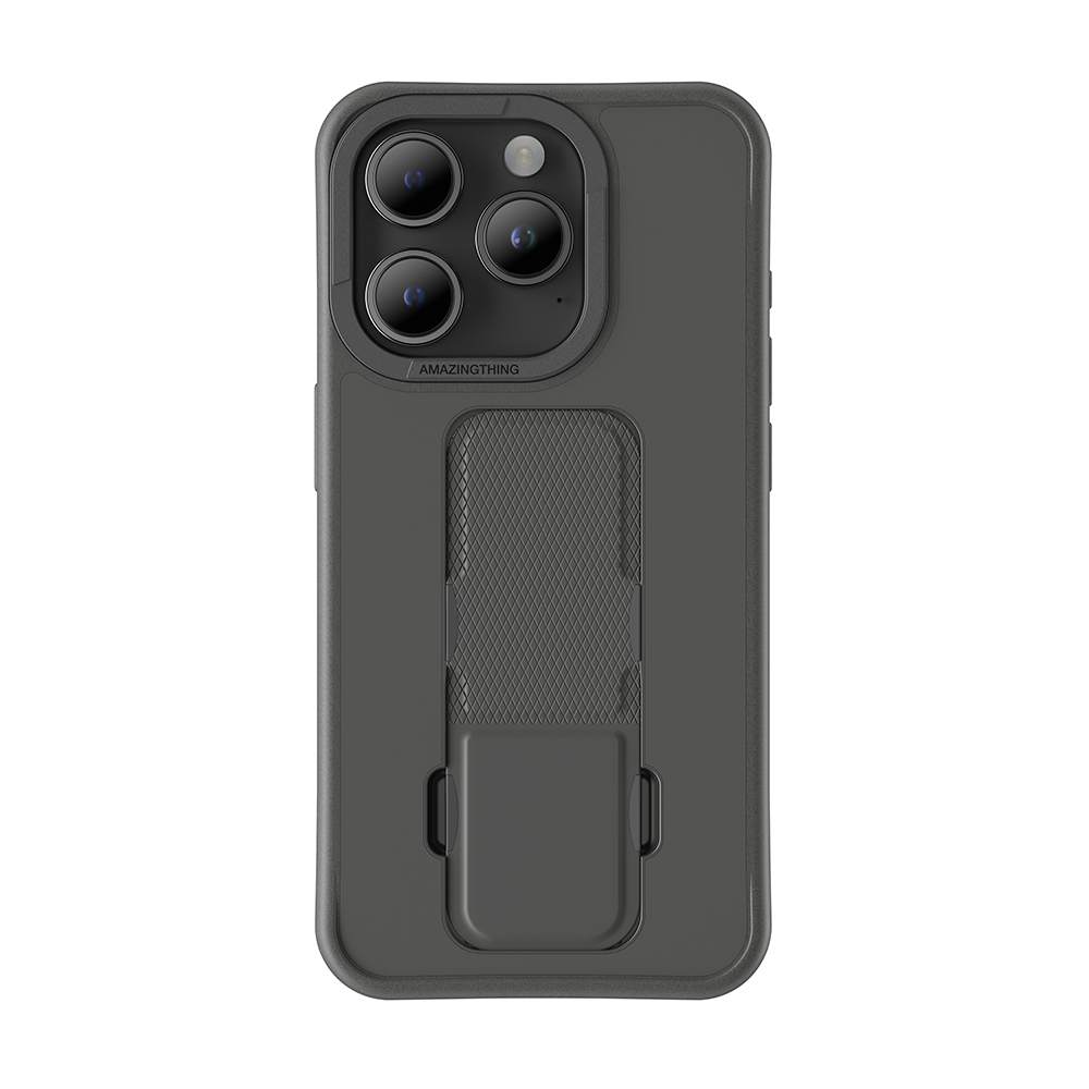 Amazing Thing Matte Pro Mag Suojakuori 12FT IP156.7PMPBK iPhone 15 Pro Max:lle musta