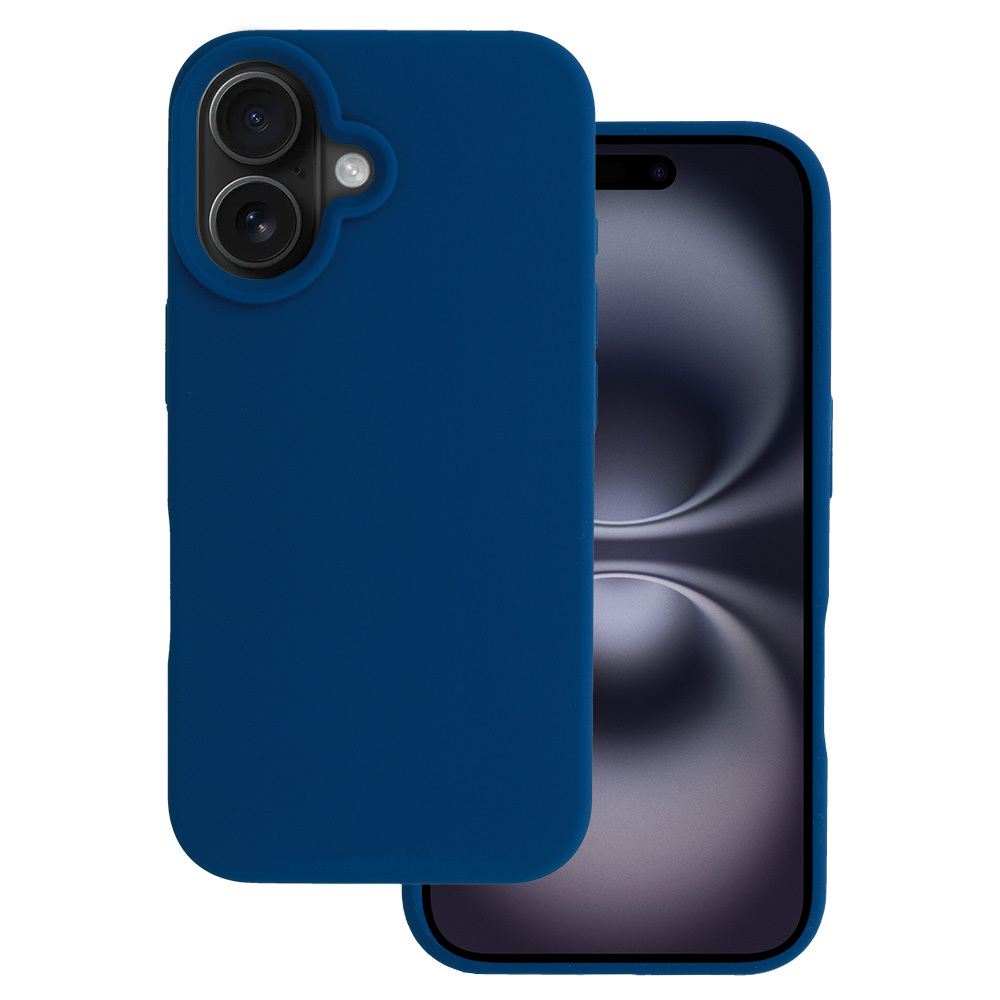 Tel Protect Silicone Premium iPhone 16:lle laivastonsininen