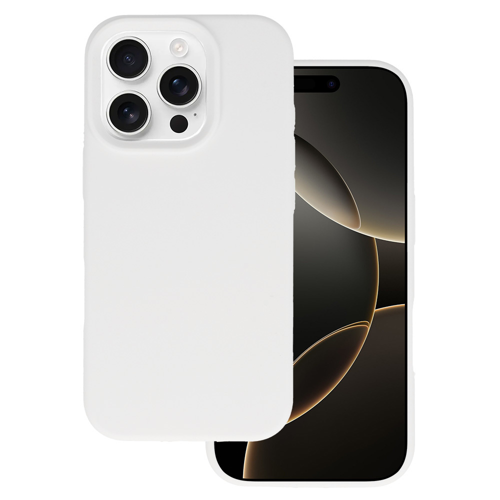 Tel Protect Silicone Premium iPhone 16 Pro Max:lle valkoinen