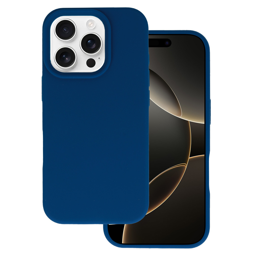 Tel Protect Silicone Premium iPhone 16 Pro Max:lle laivastonsininen