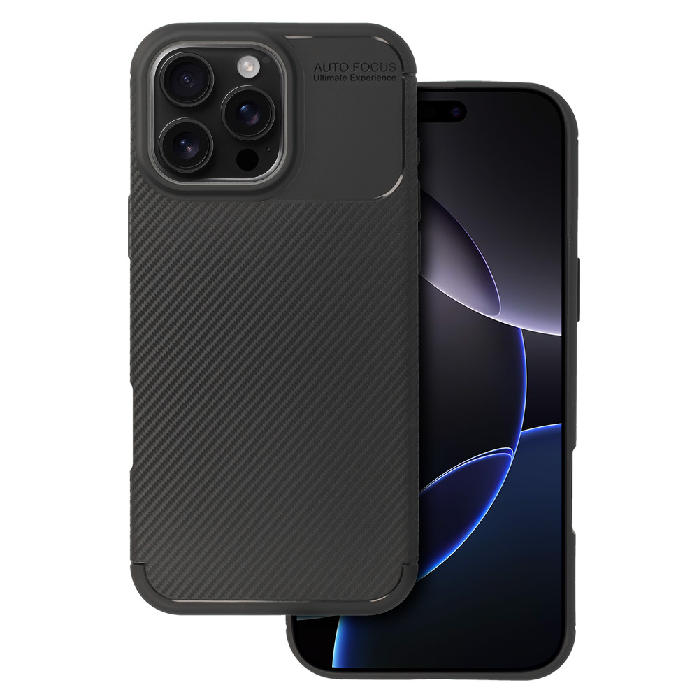Tel Protect Carbon Elite iPhone 16 Pro Max:lle musta