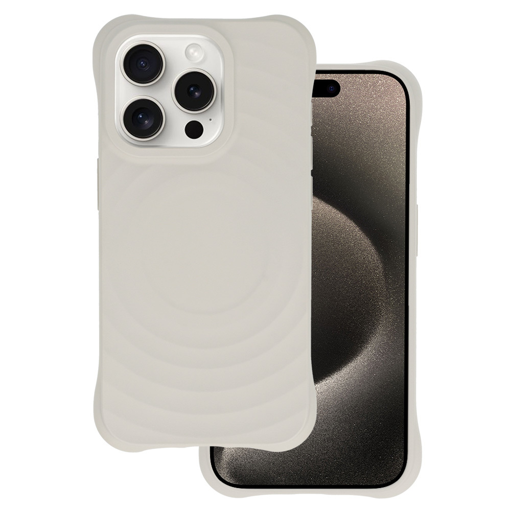 Tel Protect Wave Magsafe Suojakuori iPhone 14 Pro Max:lle harmaa