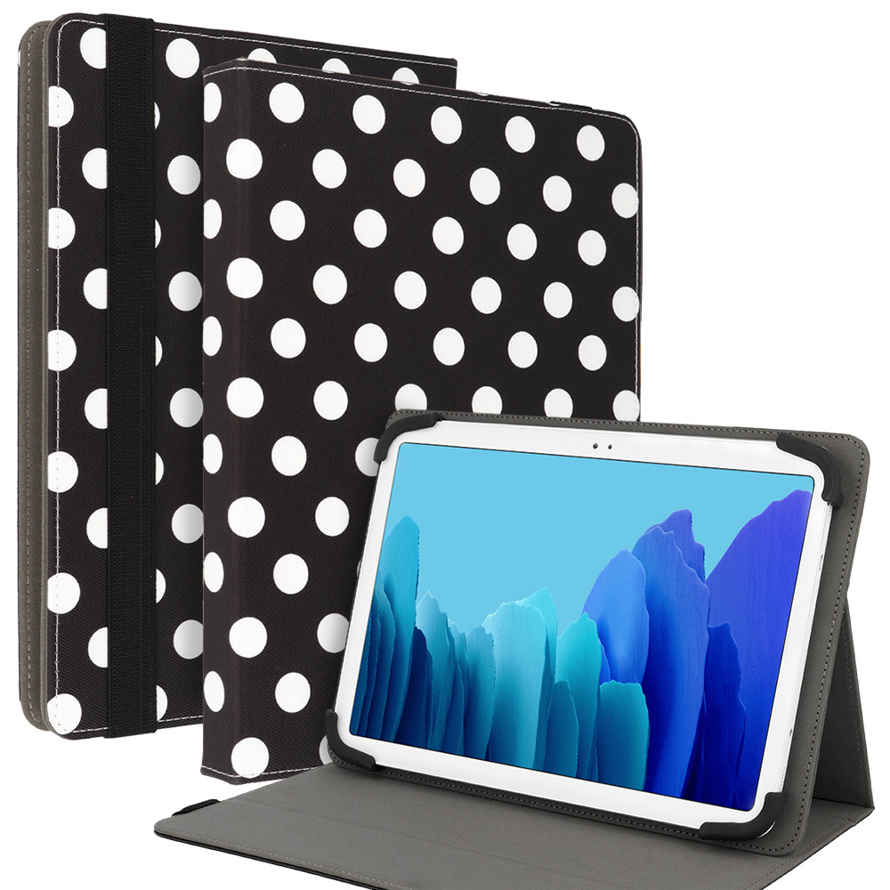 Wonder Canvas tablettikotelo 13 tuumaa musta pilkukuvio