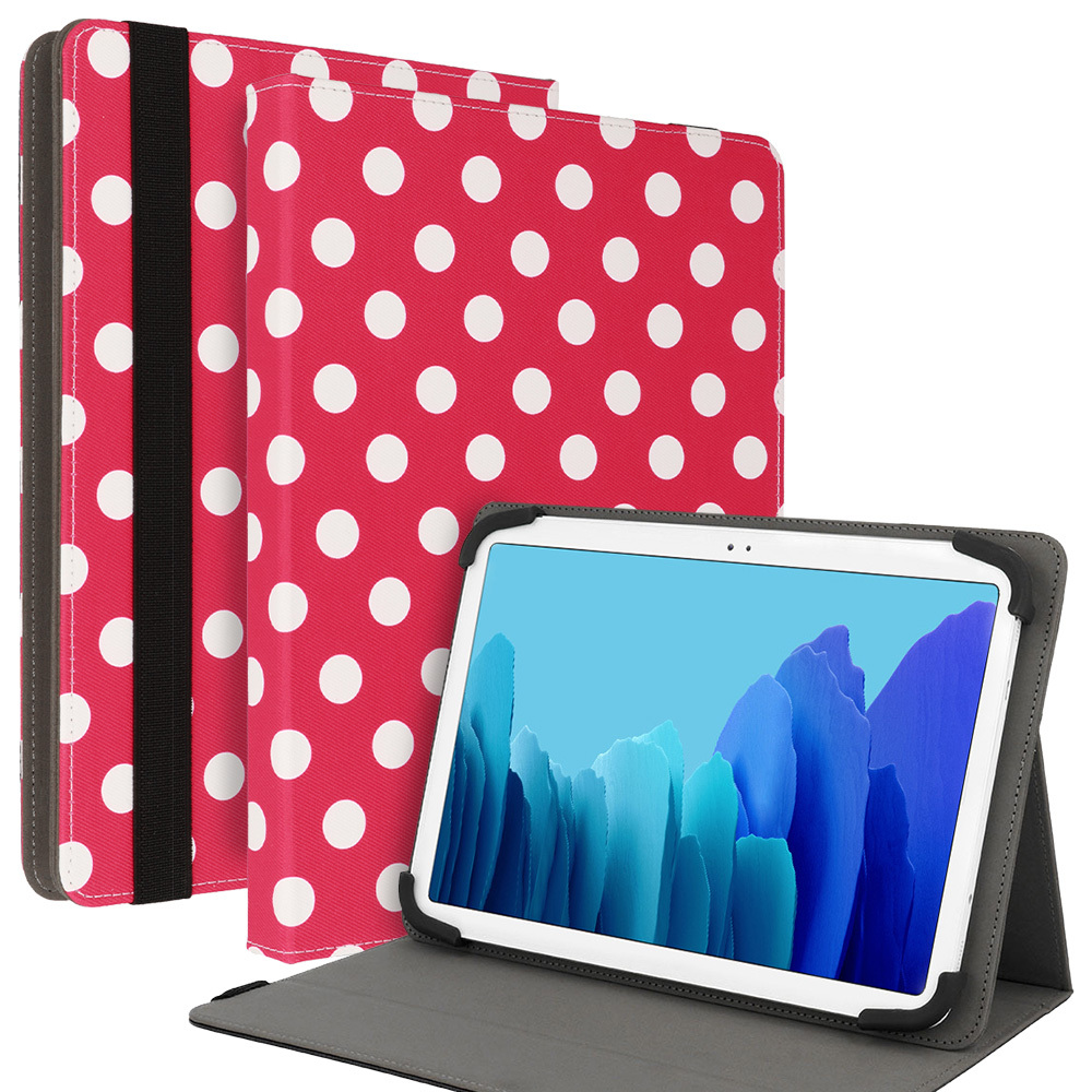 Wonder Canvas tablettikotelo 13 tuumaa punainen pilkukuvio
