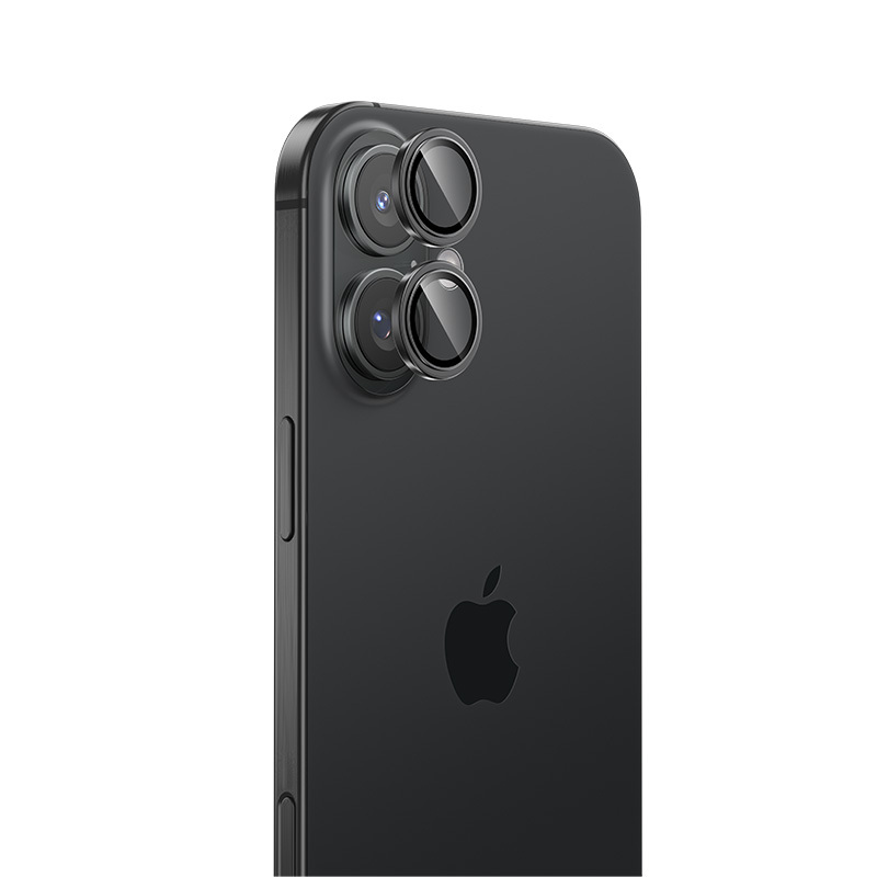 Benks Tempered glass Glass Warrior Lens Protector on camera for Iphone 16/16 Plus (lens 2 pieces) black