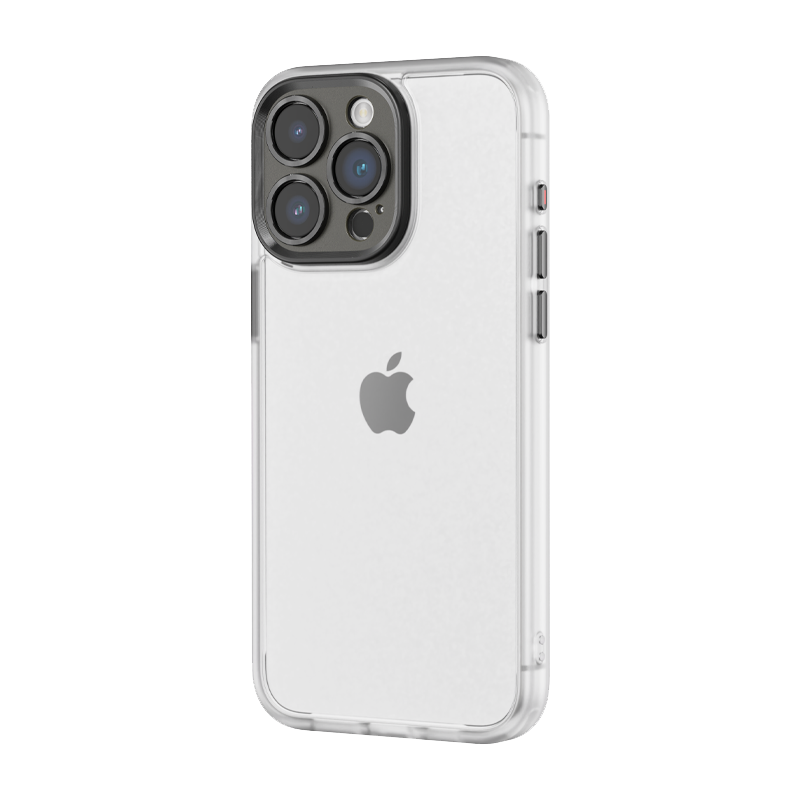 Rock Guard Touch Matte Series Suojakuori iPhone 15 Plus:lle valkoinen