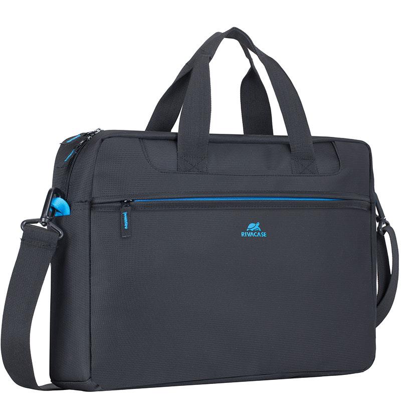 Rivacase 8057 Regent kannettavan tietokoneen laukku 16" musta