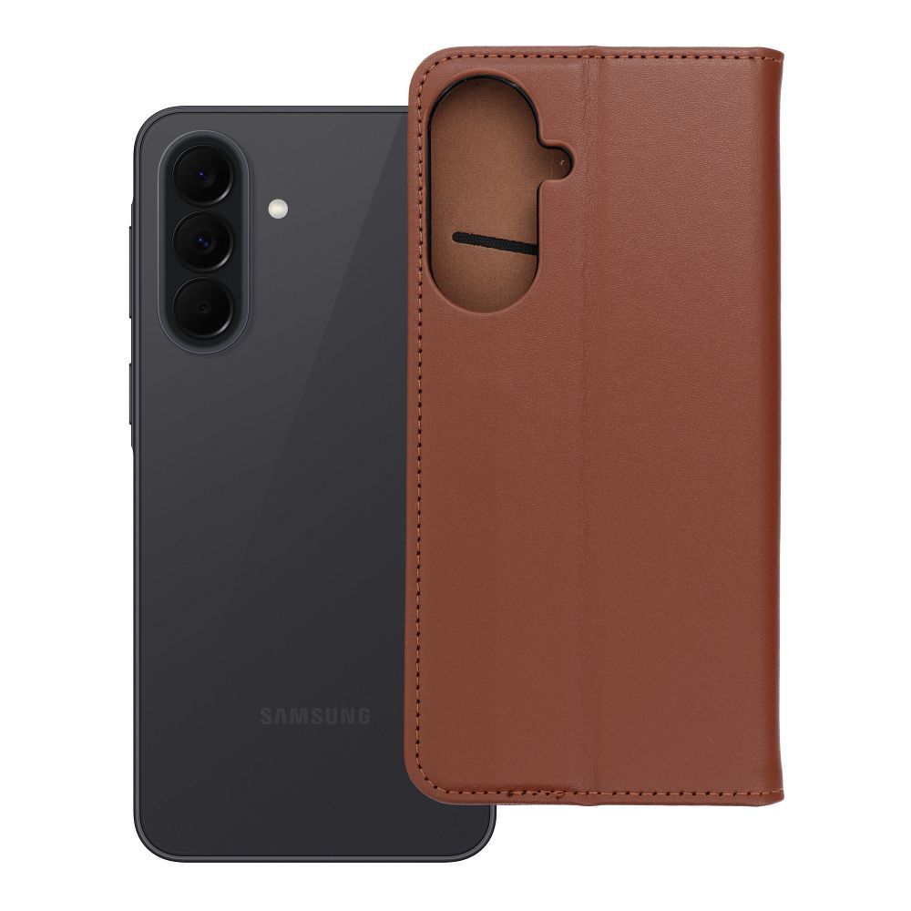 Nahkainen lompakkokuori Samsung A37 5G:lle Smart Pro Book ruskea