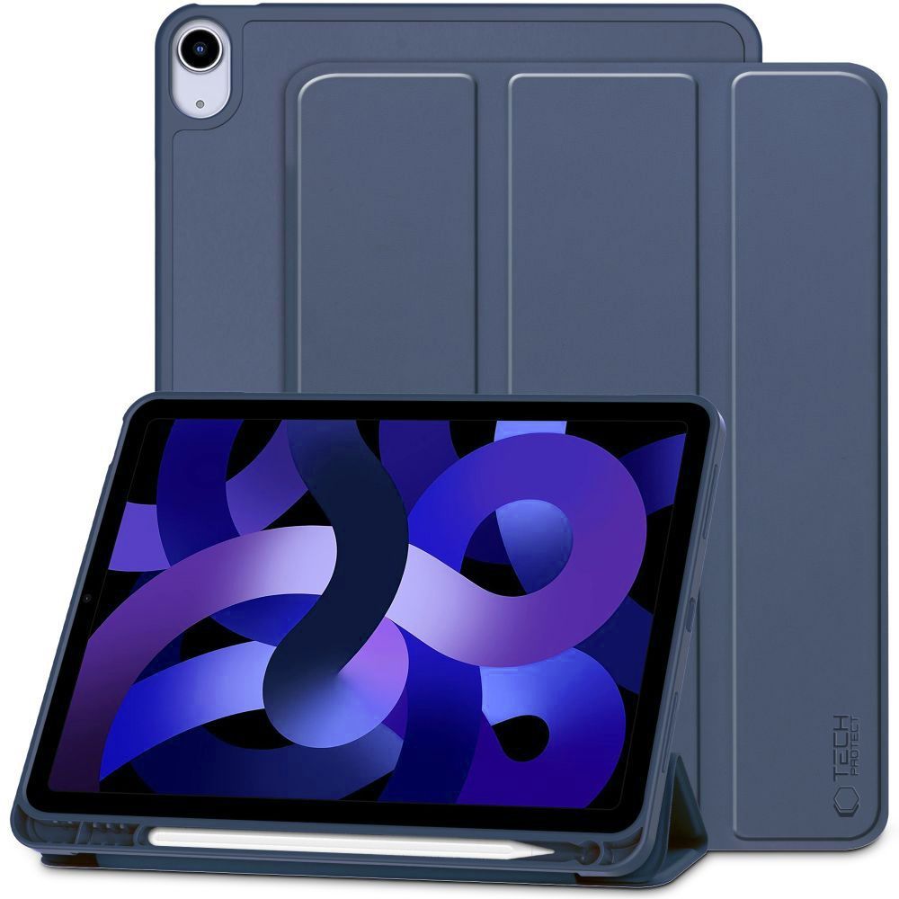 Tech-Protect SmartCase Pen for iPad Air 10.9” (2020/2022) / 11” (2024/2025/2026) - navy blue