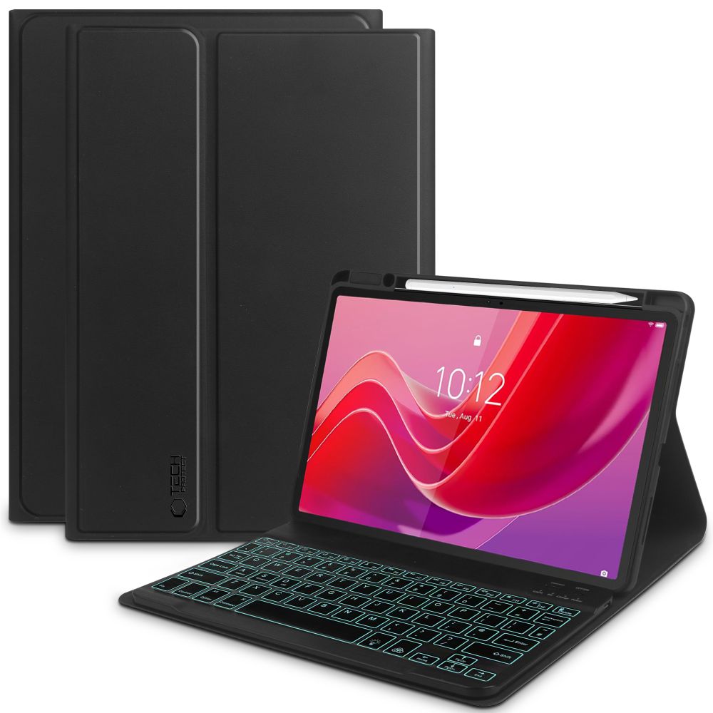 Tech-Protect SC Pen + Näppäimistösuojakuori näppäimistöllä Lenovo Tab M11 11 TB-330:lle - musta