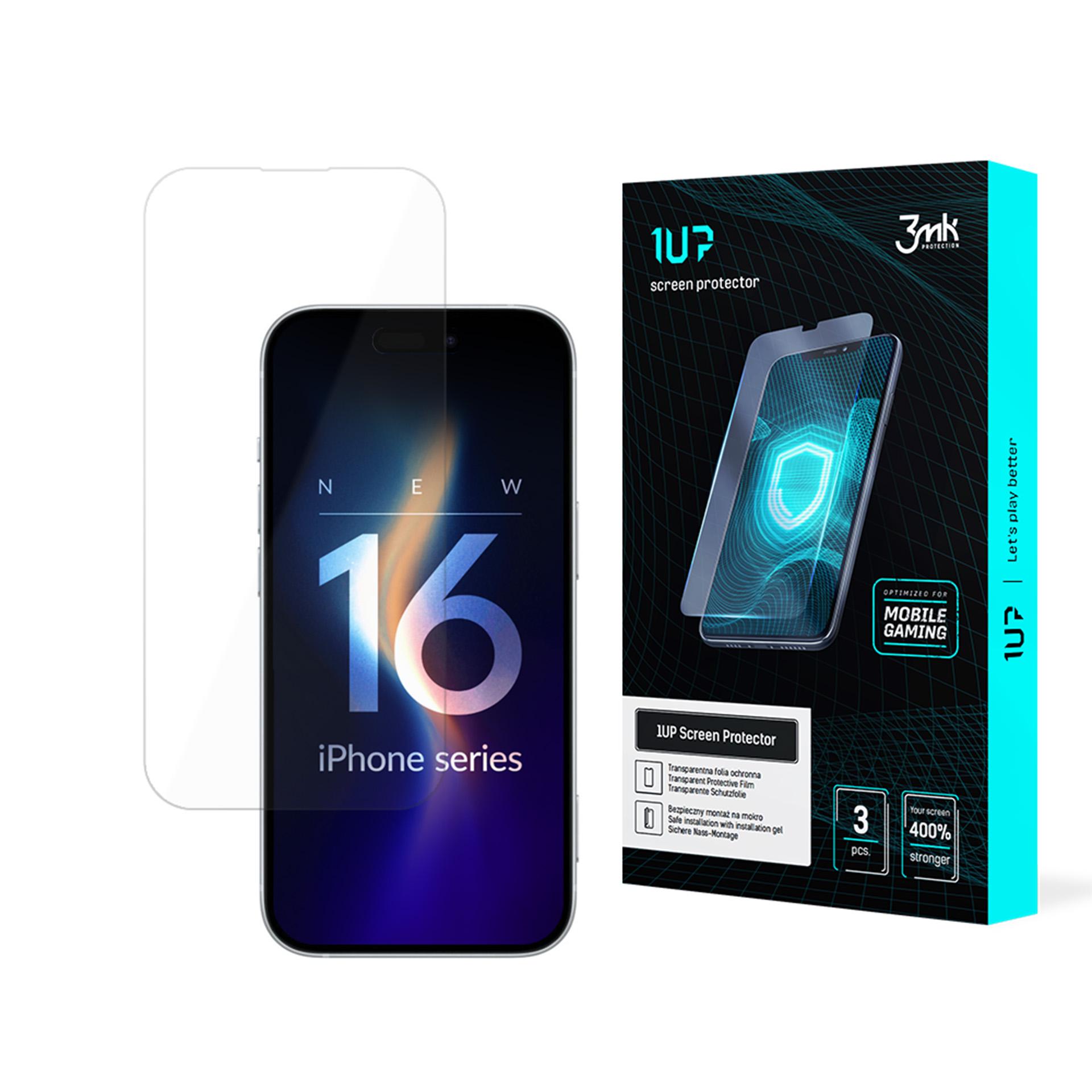 3mk 1UP -pelisuojakalvo iPhone 16 Pro Max -puhelimelle