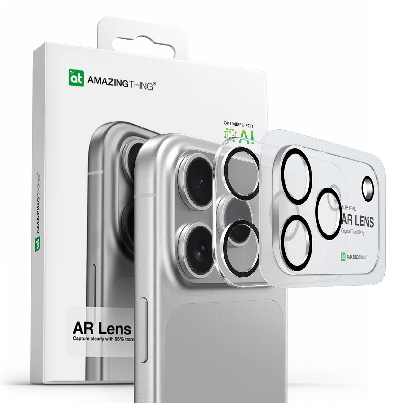 AmazingThing Full Linssilasi iPhone 17 Pro:lle