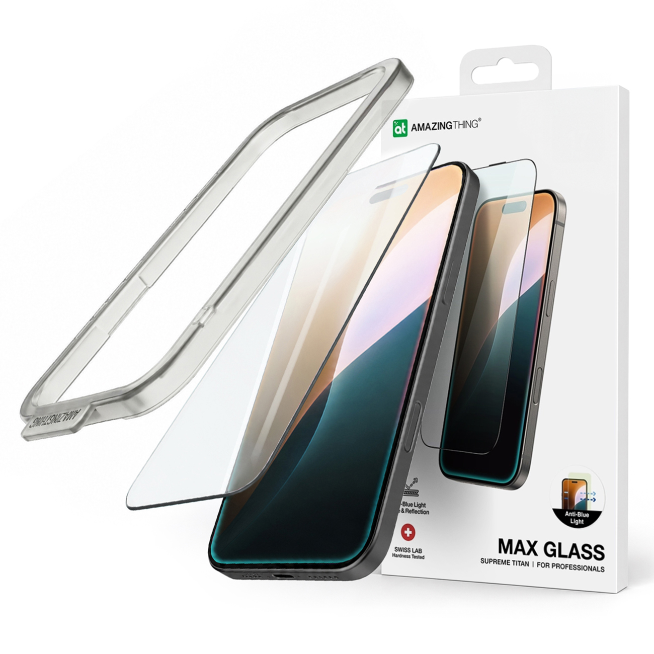 AmazingThing Titan Max FusionFilter 7 Tempered Glass for iPhone 17 Pro Max