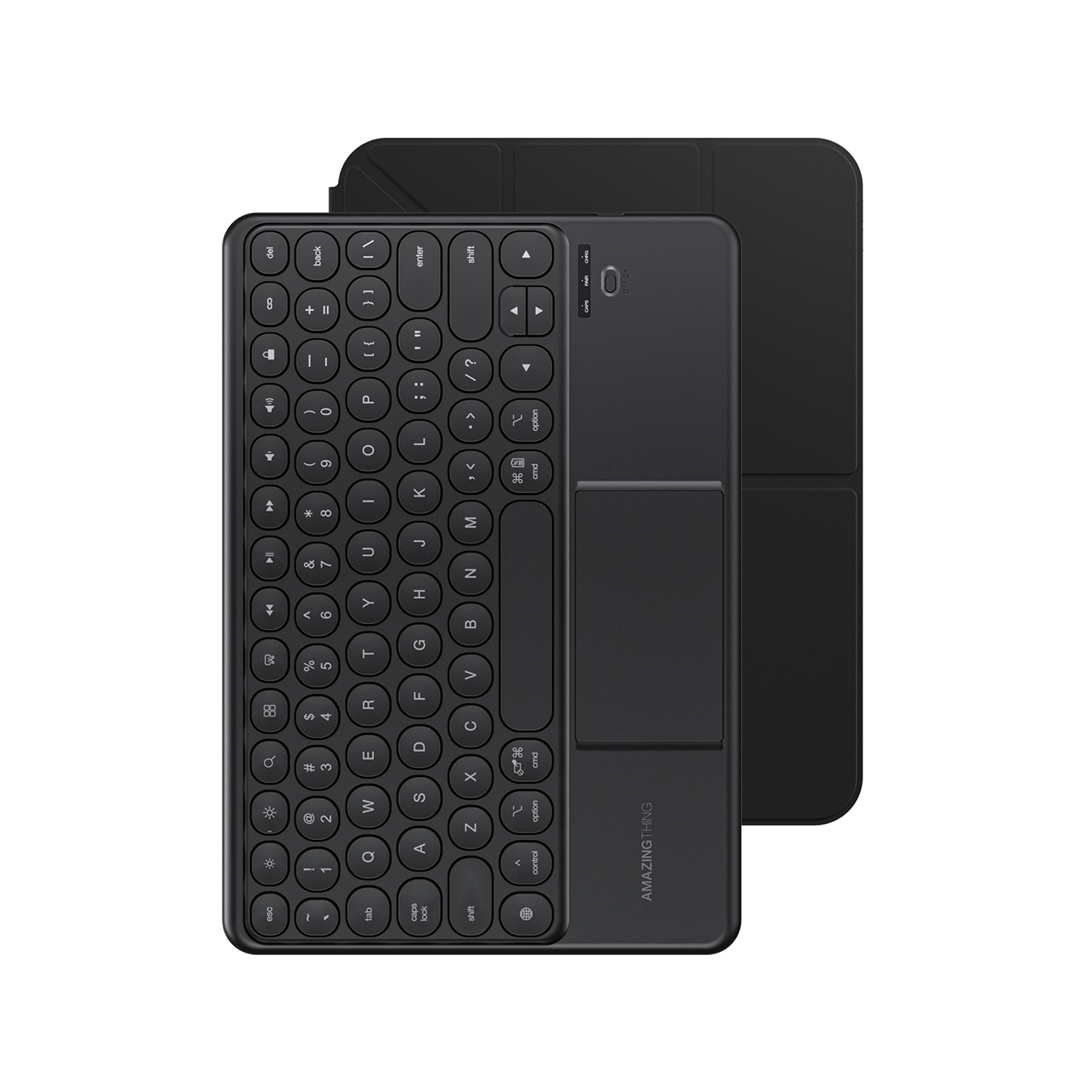 AmazingThing Minimal Case KeyLite Combo Keyboard Case for iPad Air 11" M2/M3/M4 (2024/2025/2026) - Black