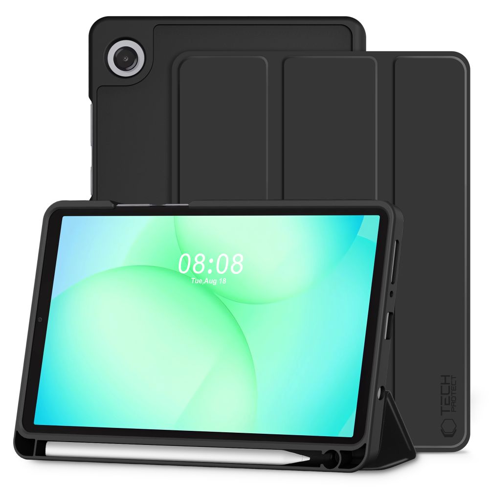 TechProtect SmartCase Pen Suojakuori Samsung Galaxy Tab A9 / A11 8.7 X110 / X115 / X133 / X135 - Musta