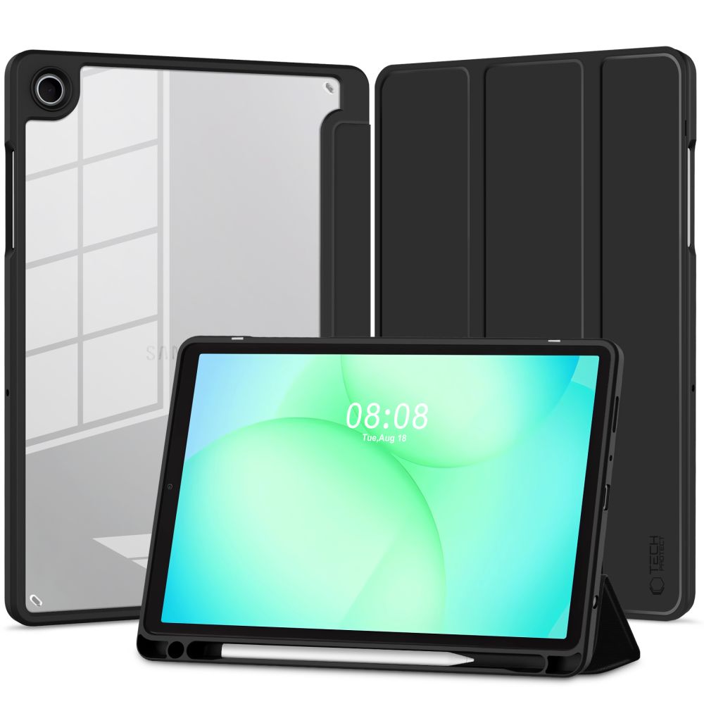 Tech-Protect SC Pen Hybrid Suojakuori Samsung Galaxy Tab A9 / A11 8.7 X110 / X115 / X133 / X135 - Musta