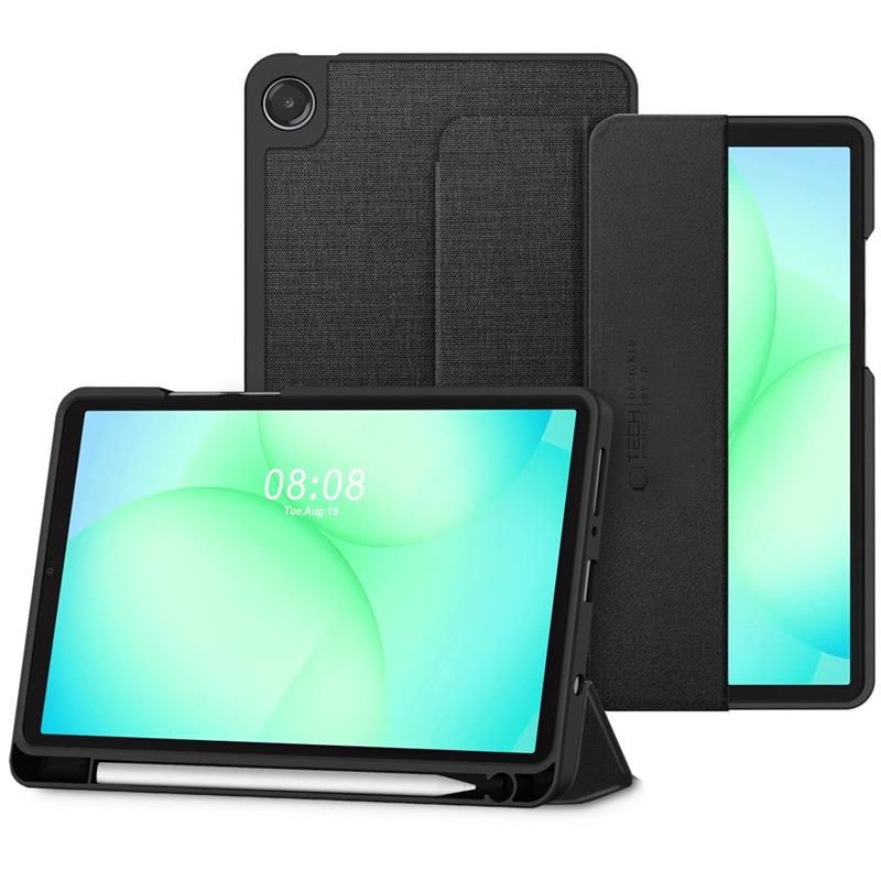 Tech-Protect SC Pen Canvas Suojakuori Samsung Galaxy Tab A9 / A11 8.7 X110 / X115 / X133 / X135 - Musta
