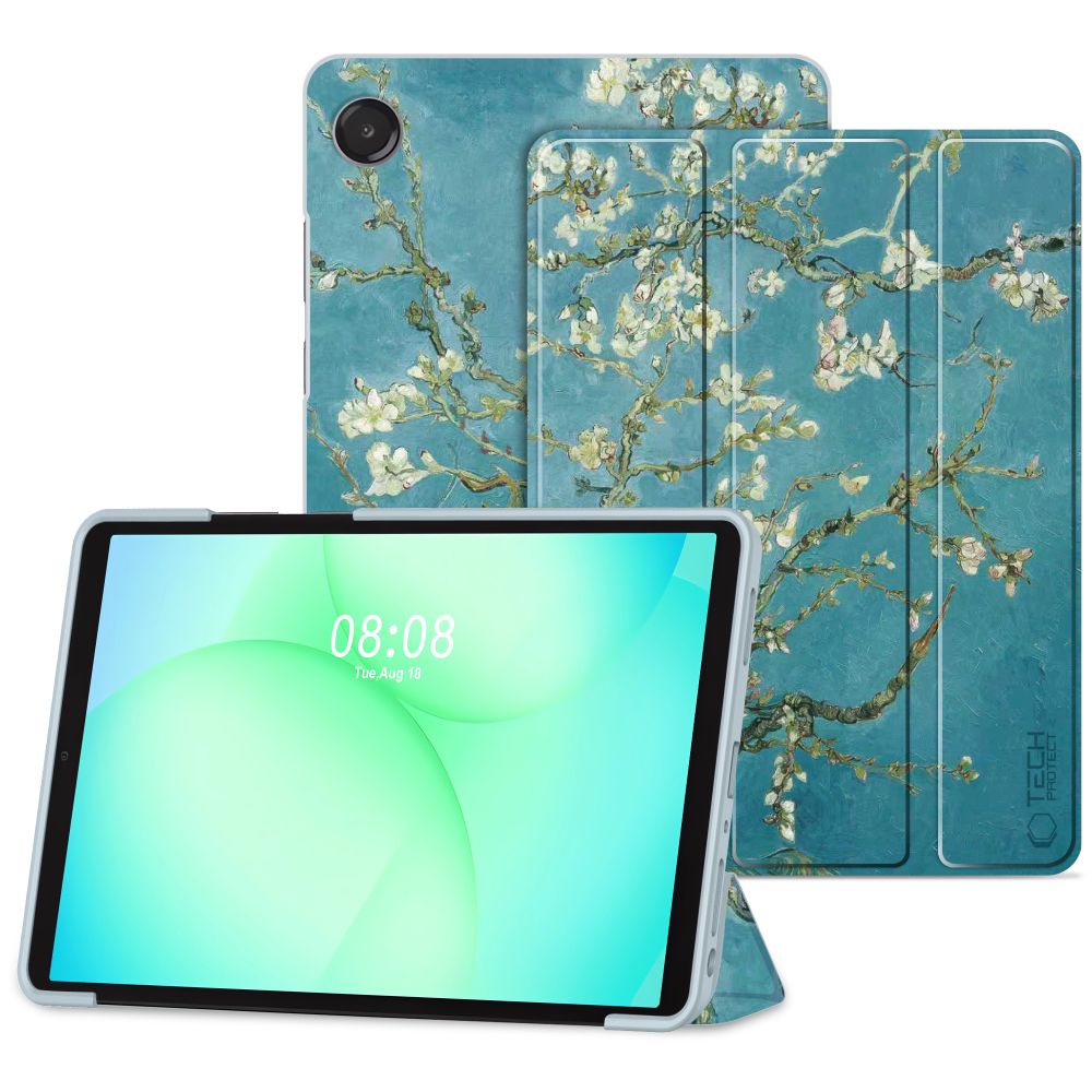 TechProtect SmartCase for Samsung Galaxy Tab A9+ / A11+ Plus 11.0 X210 / X215 / X216 / X230 / X235 / X236 - Blue and White