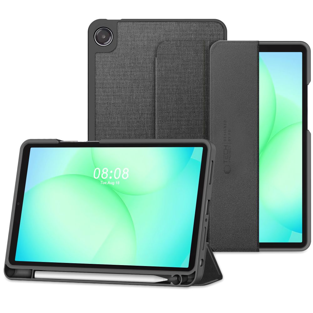 Tech-Protect SC Pen Canvas Suojakuori Samsung Galaxy Tab A9+ / A11+ Plus 11.0 X210 / X215 / X216 / X230 / X235 / X236:lle - Harmaa