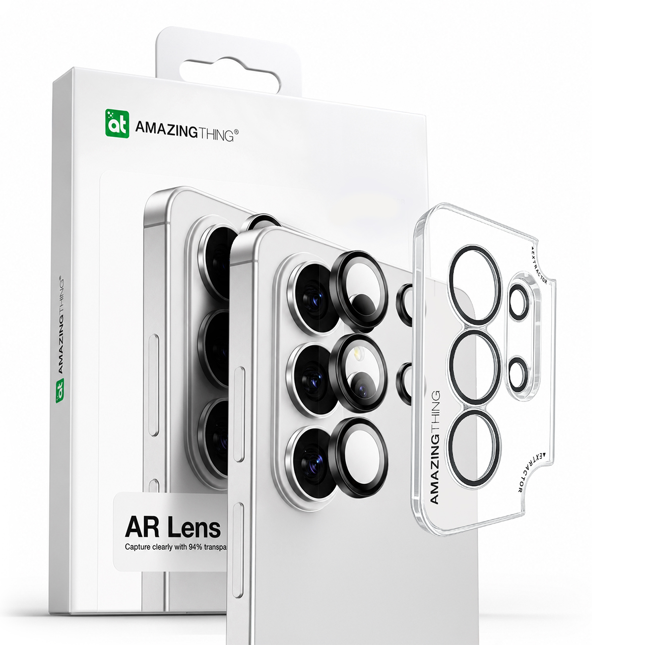 AmazingThing Radix AR Lens Glass for Samsung S26 Ultra Camera Lens - Black