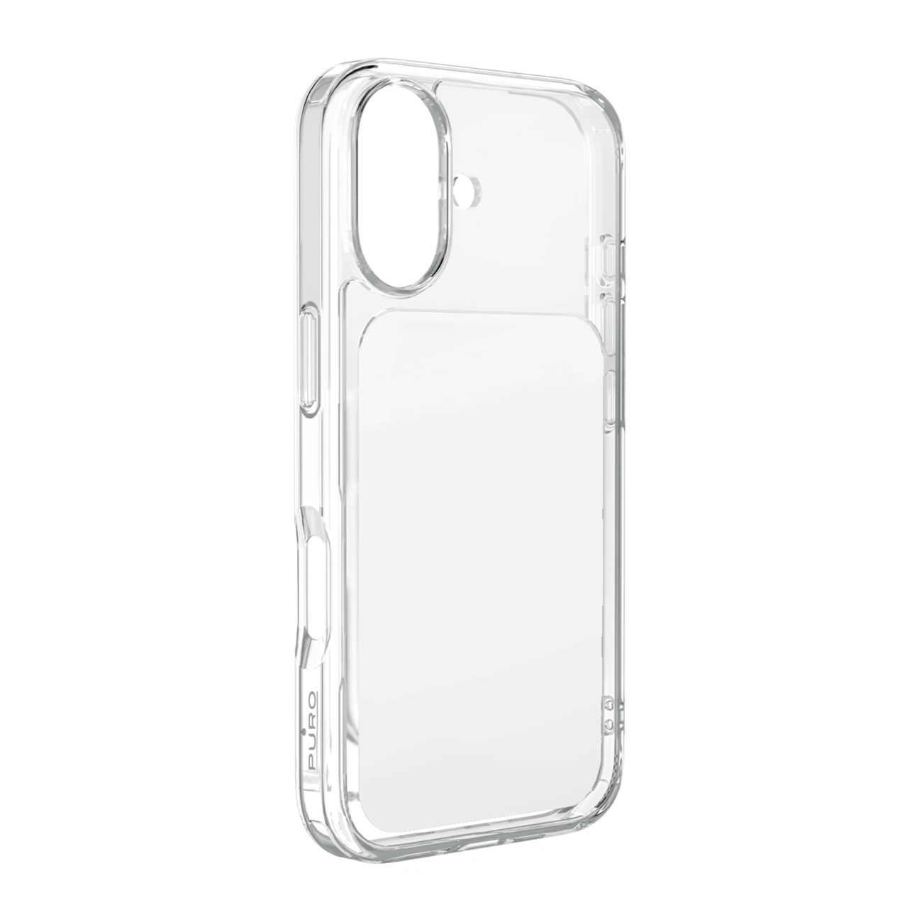 Puro Plate Mag kotelo iPhone 17 yhteensopiva MagSafe - valkoinen
