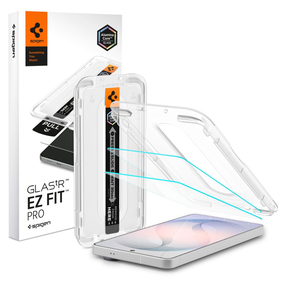 Spigen Glas.tR EZ Fit Pro AC Anti Reflection karkaistu lasi 2 kpl Samsung Galaxy S26:lle