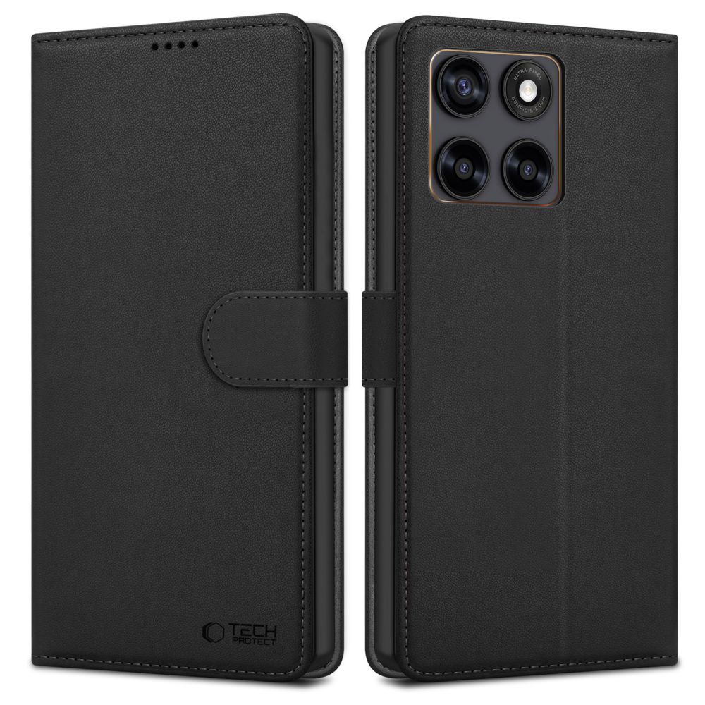 Tech-Protect Wallet Case for Motorola Edge 70 Fusion / Fusion + 5G - Black