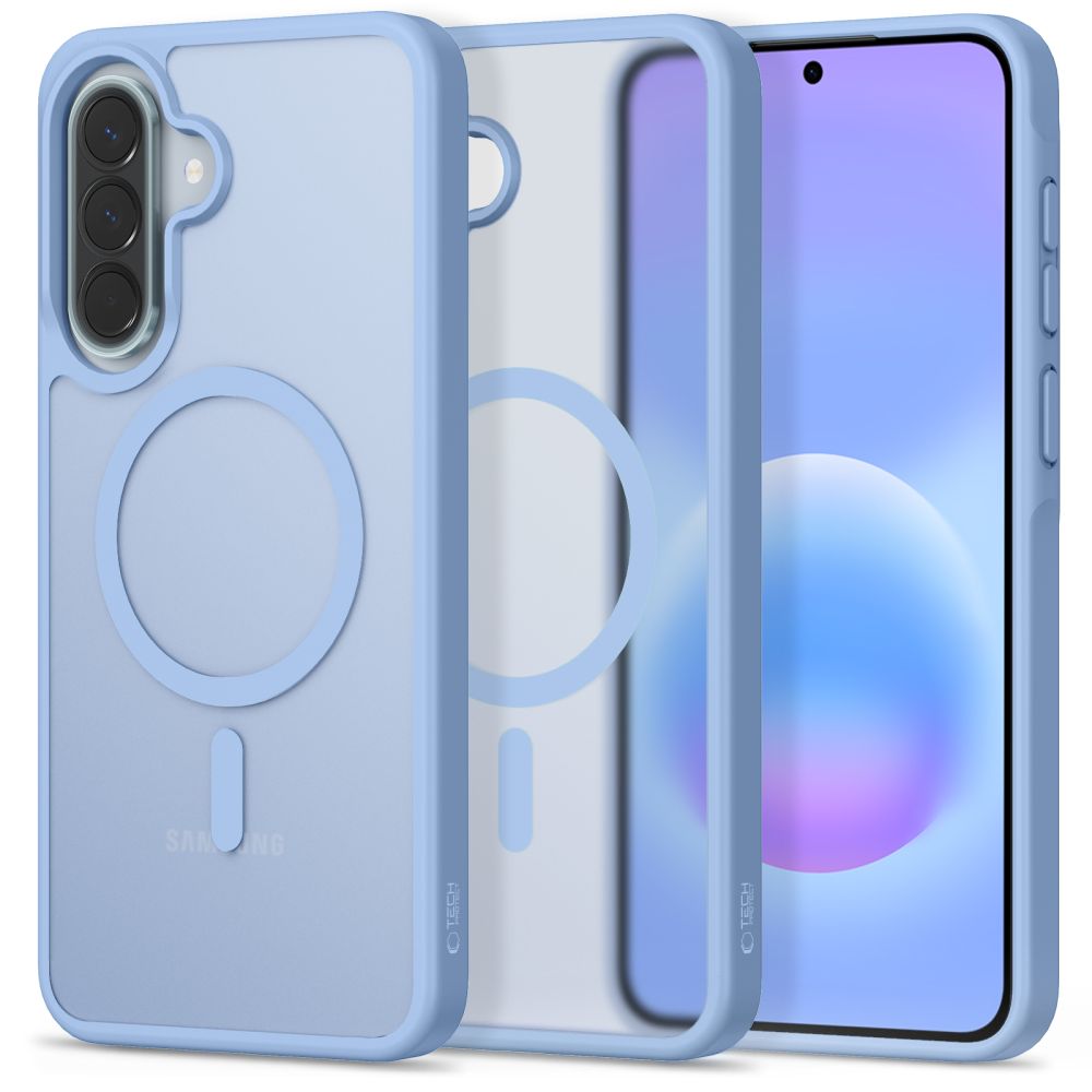 Tech-Protect Magmat MagSafe Case for Samsung Galaxy A57 5G - Matte Blue