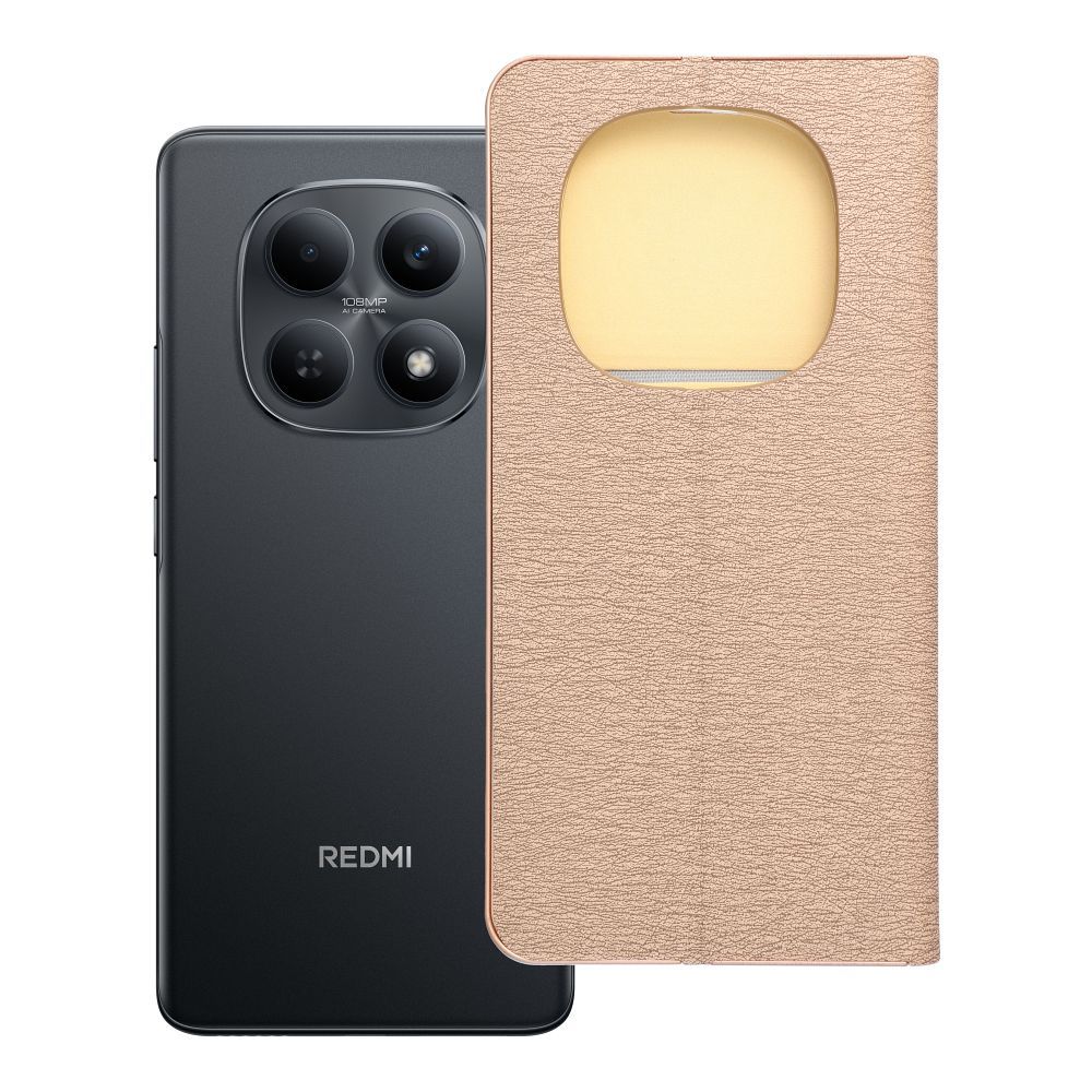 Läppäsuojakuori Xiaomi Redmi NOTE 15 5G:lle Luna Book Gold kultainen