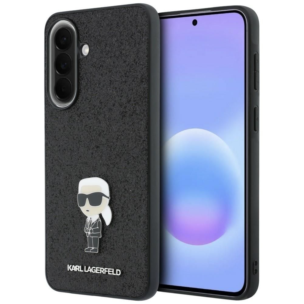 KARL LAGERFLED case for SAMSUNG A37 KLHCSA37GKNPSK (Fixed Glitter Ikonik Logo Metal Pin) black
