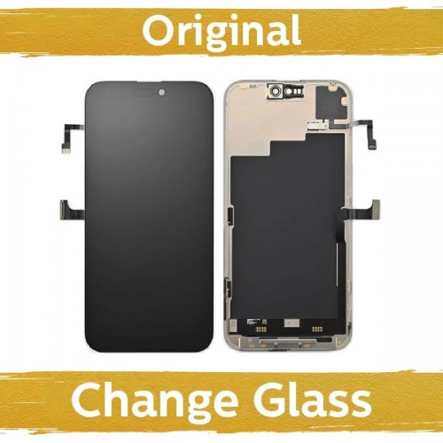 LCD-näyttö Apple iPhone 15 Pro yhteensopiva musta (kunnostettu: Kiina)