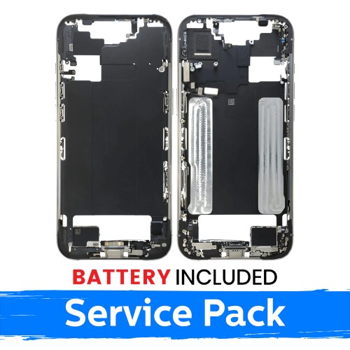 Mid-Frame Housing Apple iPhone Air Mid-Frame Housing + Battery / Cloud White / (Service Pack)