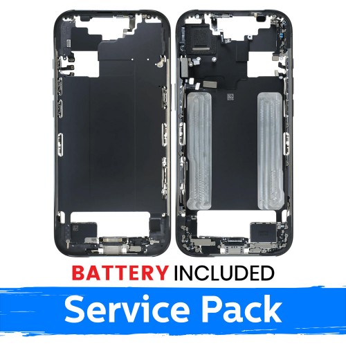 Mid-Frame Housing Apple iPhone Air Mid-Frame Housing + Battery / Space Black / (Service Pack)