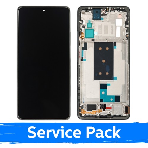 LCD-näyttö Yhteensopiva Xiaomi 11T 5G kehyksellä Meteorite Gray (Service Pack)