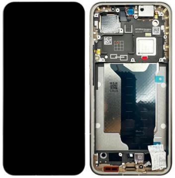 Xiaomi 15T Pro 5G LCD-näyttö kosketusnäytöllä kehyksellä Mocha Gold alkuperäinen (huoltopakkaus)