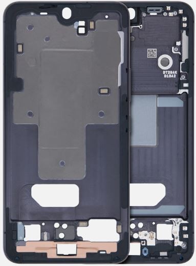 Keskikehys Samsung S901 S22 Phantom Black alkuperäinen (käytetty Grade A)