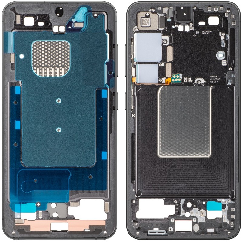 Middle housing Samsung S921 S24 Onyx Black original (used Grade C)