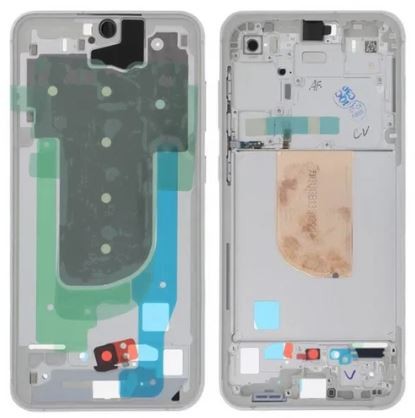 Keskikehys Samsung S711 S23 FE Cream/minttu/violetti/Indigo/Tangerine sivupainikkeineen alkuperäinen (käytetty Grade B)