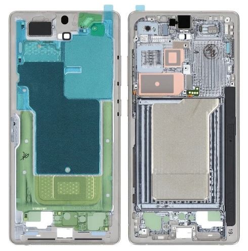 Keskikehys Samsung S938 S25 Ultra Titanium Silver Blue alkuperäinen (käytetty Grade C)