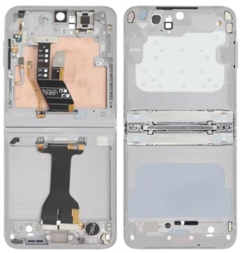 Keskikehys Samsung F741 Z Flip6 5G Silver Shadow alkuperäinen (käytetty Grade A)