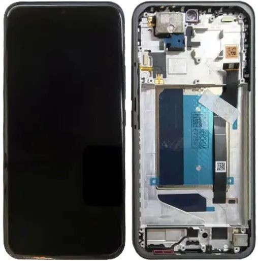 LCD screen Xiaomi Poco M8 Pro 5G with touch screen with frame Black original (service pack)