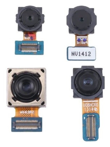 Kamera Samsung A325 A32 4G (SET,4pcs)(64MP,Wide/8MP,Ultrawide/5MP,Macro/5MP,Depth) takainen alkuperäinen (used Grade A)