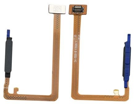 Joustokaapeli Honor X5c Plus mustalla sormenjälkitunnistimella (fingerprint) alkuperäinen (service pack)