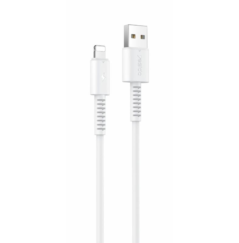 Yesido CA120 kaapeli 18 W USB / Lightning 1 m PVC 2 A valkoinen