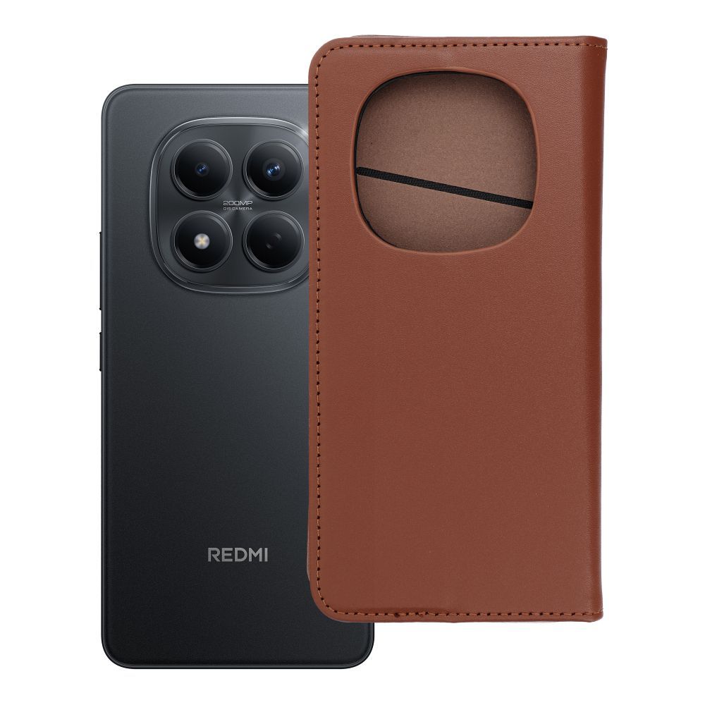 Flip case for Xiaomi Redmi NOTE 15 5G Smart Pro Book leather brown
