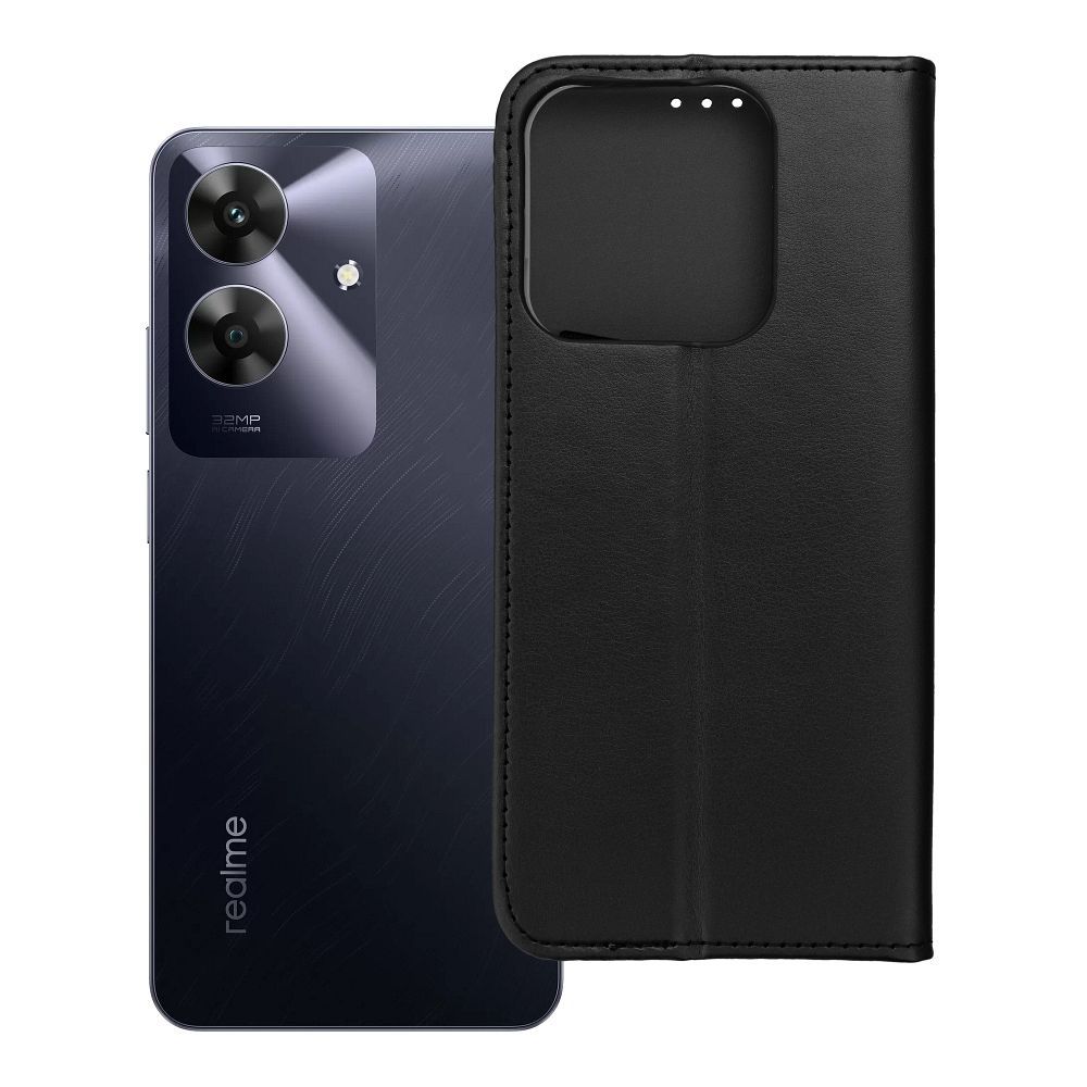 SMART MAGNETO Kirjasuojakuori REALME NOTE 60:lle musta
