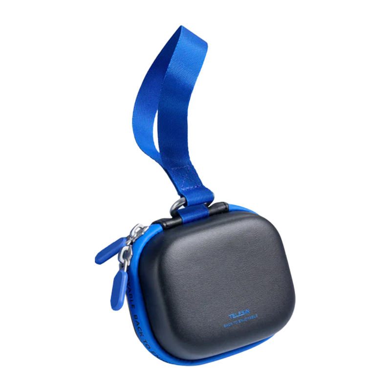 Telesin DisAdv EVA Universal Mini Transport Bag for Sports Cameras (Black/Blue)
