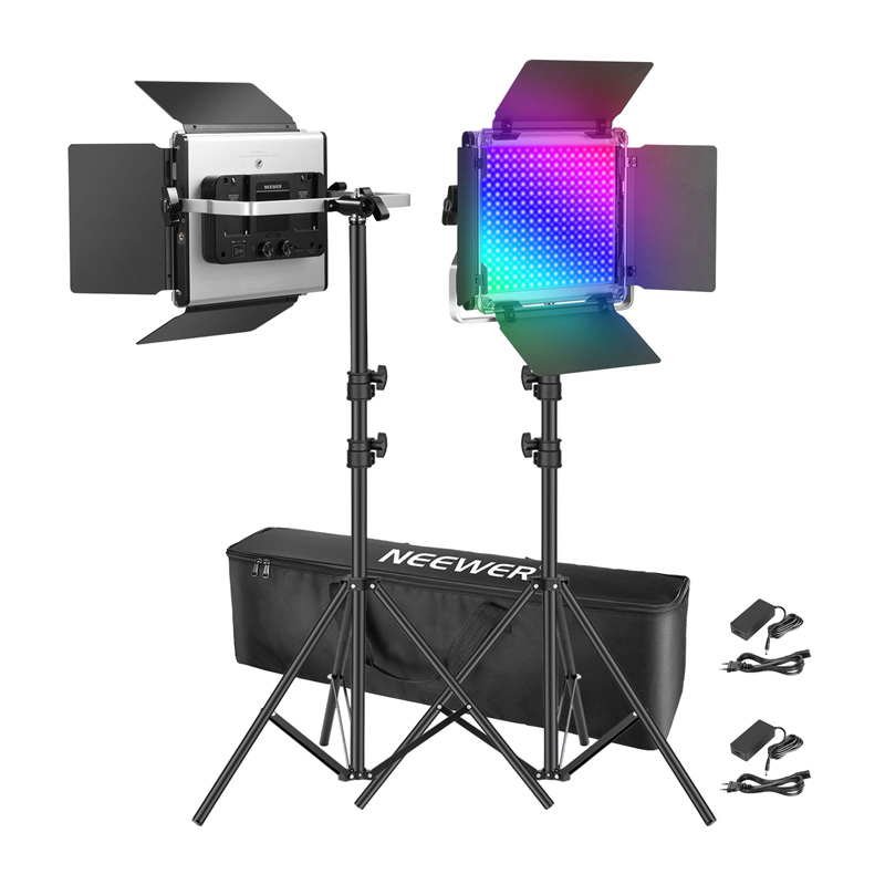 NEEWER 2×660 PRO II RGB LED -valaisin 2×200CM